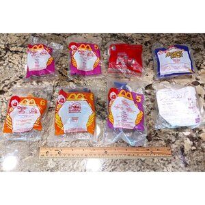 Lot Of 8 McDonald's Happy Meal Toys Yo, Yogi, Doug, Animal Kingdom 1991 To 2019